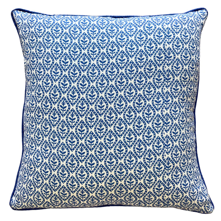 Blue Motif Cushion Cover