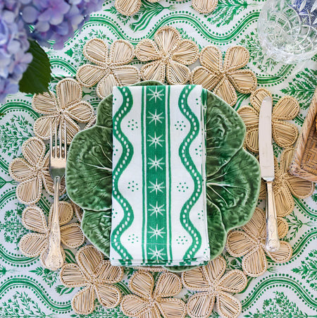 Green Star Napkin Set