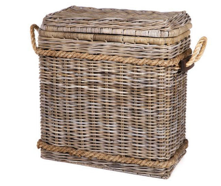 Trunk - Rattan Grey with Rope Handle