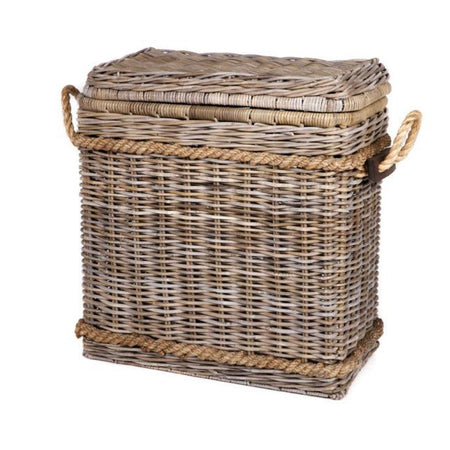 Trunk - Rattan Grey with Rope Handle