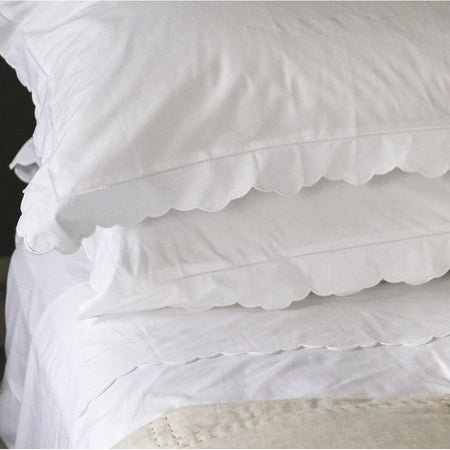 Scalloped Edge - Pillowcase & Euro Sets