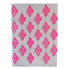 Arabesque Linen Tea Towel - Neon Pink