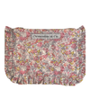 Frilled Liberty Pouch - Rose Bud